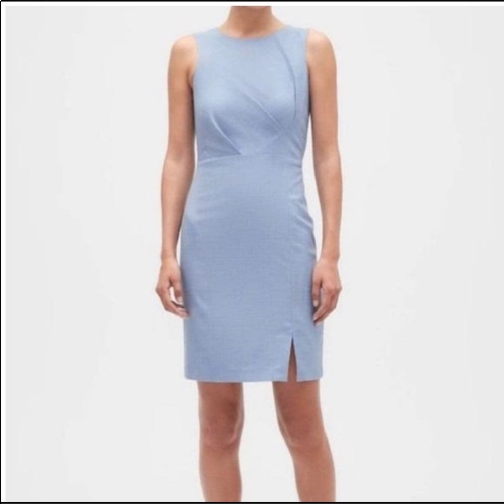 Banana Republic Textured Chambray Sheath Dress